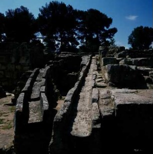 Agia Triada. Kanalisationssystem : Kreta, Agia Triada. Kanalisationssysteme