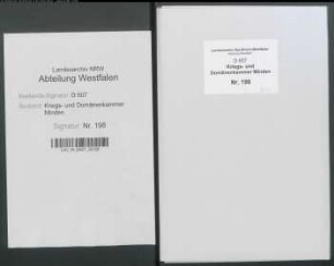 Einsendung einer Designation (eines Verzeichnisses) aller Bediensteten im Ravensbergischen und deren Vereidigung (Akten der Ravensbergischen Amtskammer)