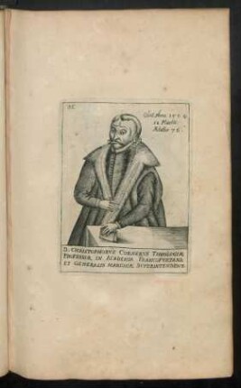 35. D. Christophorus Cornerus