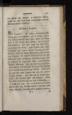 Sechstes Capitel.
