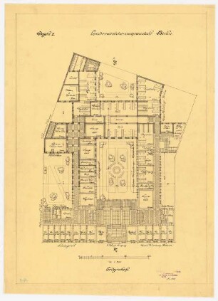 Landesversicherungsanstalt, Berlin Projekt 2: Grundriss EG 1:200