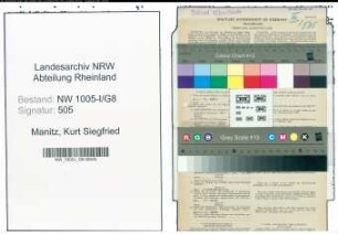 Entnazifizierung Kurt Siegfried Manitz , geb. 24.05.1918 (Postbetriebsassistent)