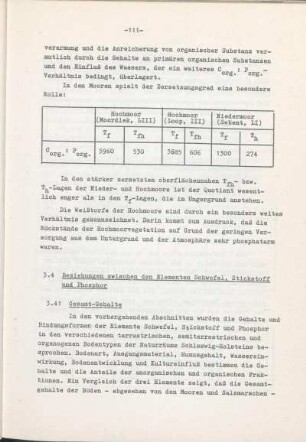 3.4 Beziehungen zwischen den Elementen Schwefel, Stickstoff und Phosphor