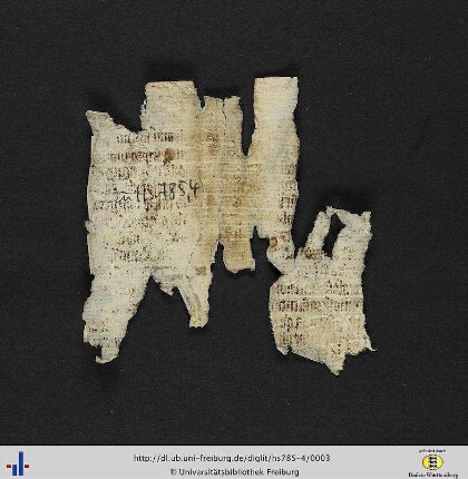 [2rv] Beiliegendes Papierfragment.