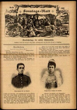 Ausgabe vom Sonntag, den 25. Mai 1902.