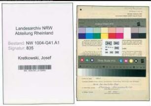Entnazifizierung Josef Kretkowski , geb. 18.03.1898 (Polizist)