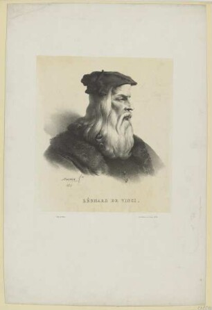 Bildnis des Léonard de Vinci