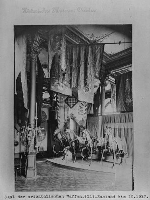 Saal der orientalischen Waffen : Dresden, Johanneum, Obergeschoss, Historisches Museum, Saal der orientalischen Waffen