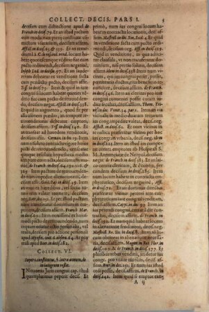 Collectanea Decisionvm : Omnes Fere Casvs In Tribvnalibvs Italiae, praesertim Sacri Consilij Neapol. Hispaniae, Galliae, Germaniae, & Poloniae decisos, ac controuersos complectens, [1/4]