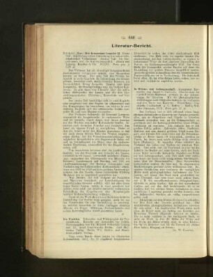 Literatur-Bericht und Koloniale Literatur. XIV.
