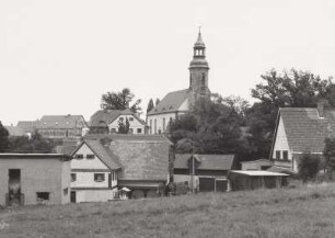 Waltersdorf (Kreis Zittau), Blick von Am Kirschhübel zur Kirche