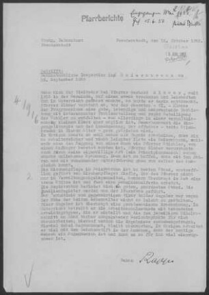 Baiersbronn: Visitationsbericht 1955