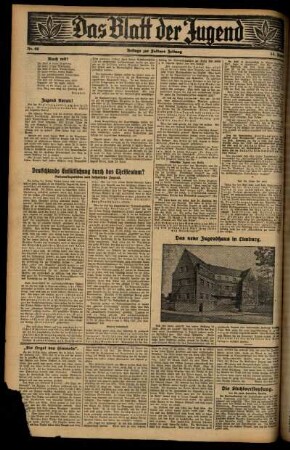 Zweite Ausgabe vom Mittwoch, den 15. April 1931.