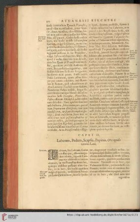 Caput II: Labicum, Pedum, Scapsia, Pupinia, [et]c: oppida / veteris Latii