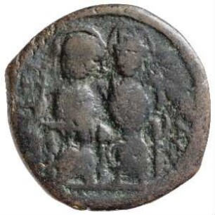 Münze, Follis, 573 / 574
