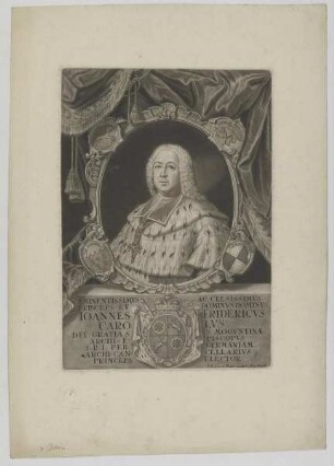 Bildnis des Ioannes Fridericvs Carolvs