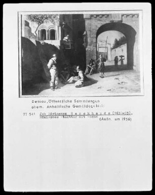 Römisches Stadttor mit Wache