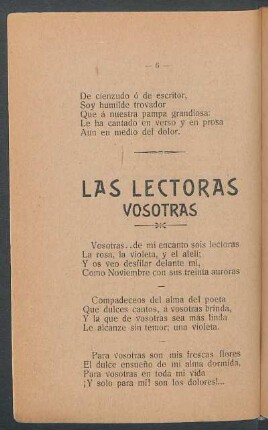 Las lectoras vosotras