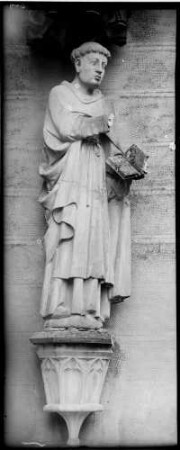 Kloster Lichtental Fürstenkapelle Fassade Figur Gerungus (um 1300)