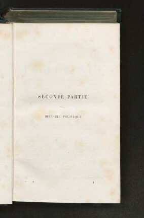 Seconde Partie Histoire Politique