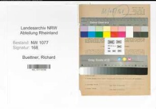 Entnazifizierung Richard Buettner , geb. 12.06.1886 (Polizist)