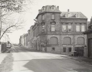 Mylau, Wohnhaus : Mylau. Wohnhaus, Ernst-Thälmann-Straße 6. Straßenansicht