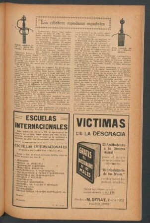 Los célebres espaderos españoles
