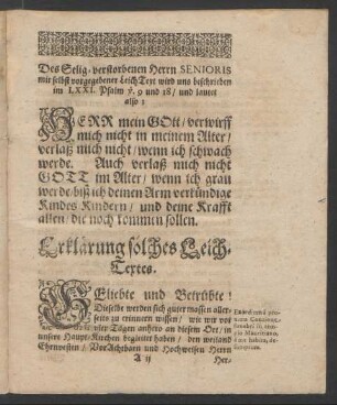 Erklärung des Leich-Textes.