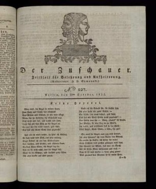 No. 127 - 22. October 1822
