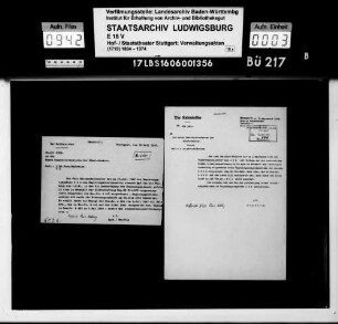 Dienstangelegenheiten des Kanzleipersonals