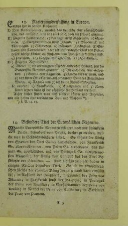 13. Regierungsverfassung in Europa