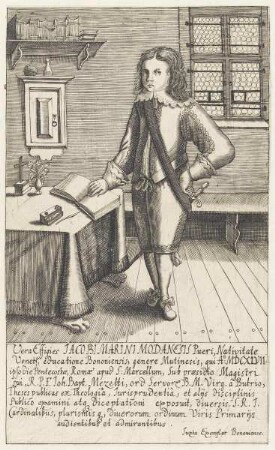 Bildnis des Jacobus Martinus Modanesius