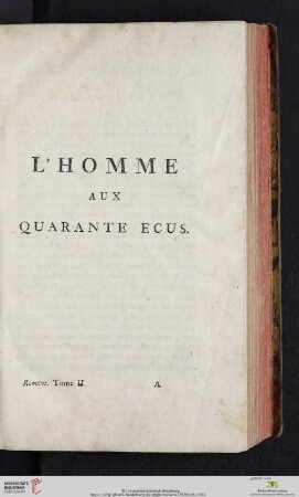 L'Homme aux quarante ecus