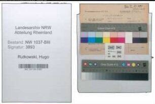 Entnazifizierung Hugo Rutkowski , geb. 18.01.1893 (Inspektor)
