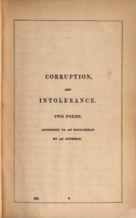 The poetical works of Thomas Moore : Collected by himself. In 10 volumes, 3