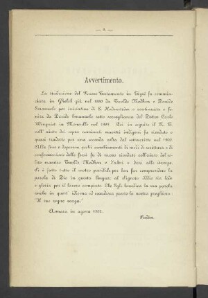 Avvertimento.