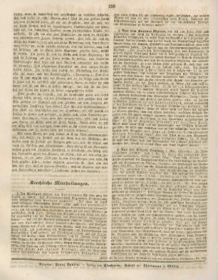 256 Kirchliche Mittheilungen