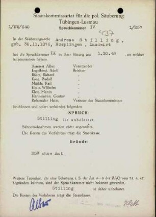 Stilling, Andreas