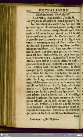 Epithalamium Petri Aegidii