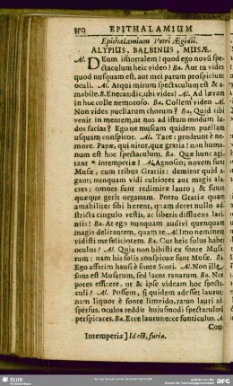 Epithalamium Petri Aegidii