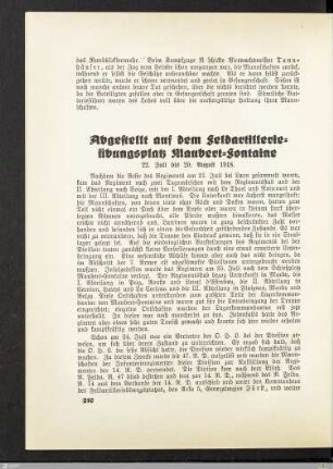Abgestellt auf dem Feldartillerieübungsplatz Maubert-Fontaine