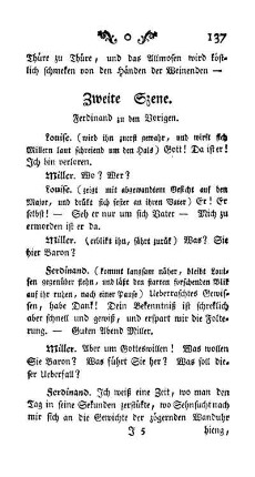 Zweite Szene. Ferdinand zu den Vorigen