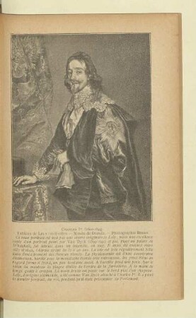 Charles Ier (1600 - 1649). Tableau de Lely (1618 - 1680). - Musée de Dresde. - Photographie Braun