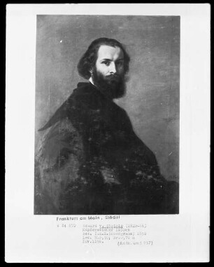 Bildnis des Kupferstechers Carl Kappes (1821-1857)