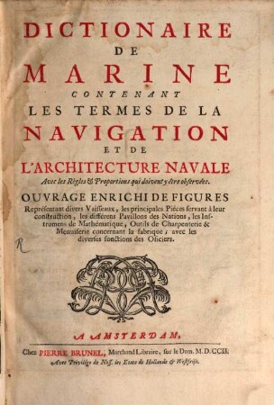 Dictionnaire de Marine