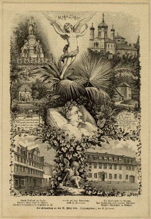 Erinnerungsblatt an den 22. März 1832 (Goethes Tod).