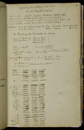 Bedeckung des Aldebaran 1812. Oct. 22