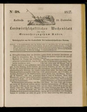 No 38. 1837. 22. September