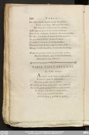 Fable Vingt-Deuxieme. La Poule aveugle.