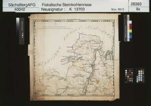 Fluren von Crimmitschau und Umgebung mit Kohlenfeldern